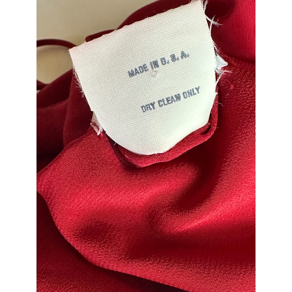 Vintage Prophecy Red Spaghetti Strap V-Neck Camisole Tank Top Made in USA Size 6 - Picture 5 of 6